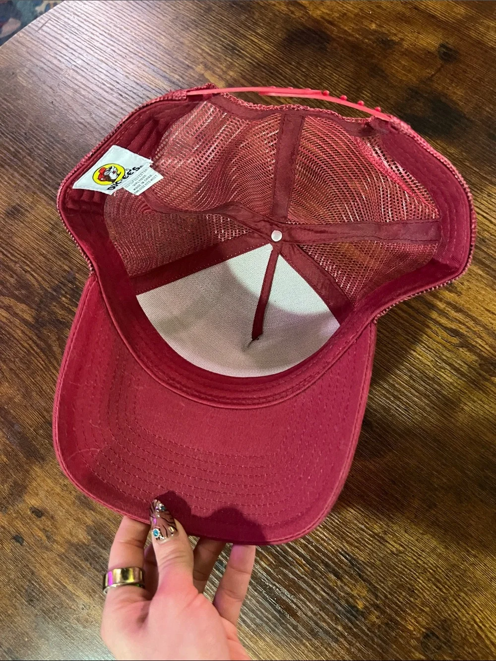 Buc-ee’s Red & Cream Trucker Hat